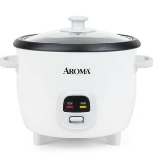 Rice Cooker, 3-Cup (Uncooked) / 6-Cup (Cooked), Small Rice Cooker, Oatmeal Co...